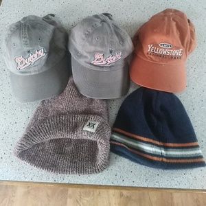 Hats 3$ ea. Beanies, fitted, velcro and snap